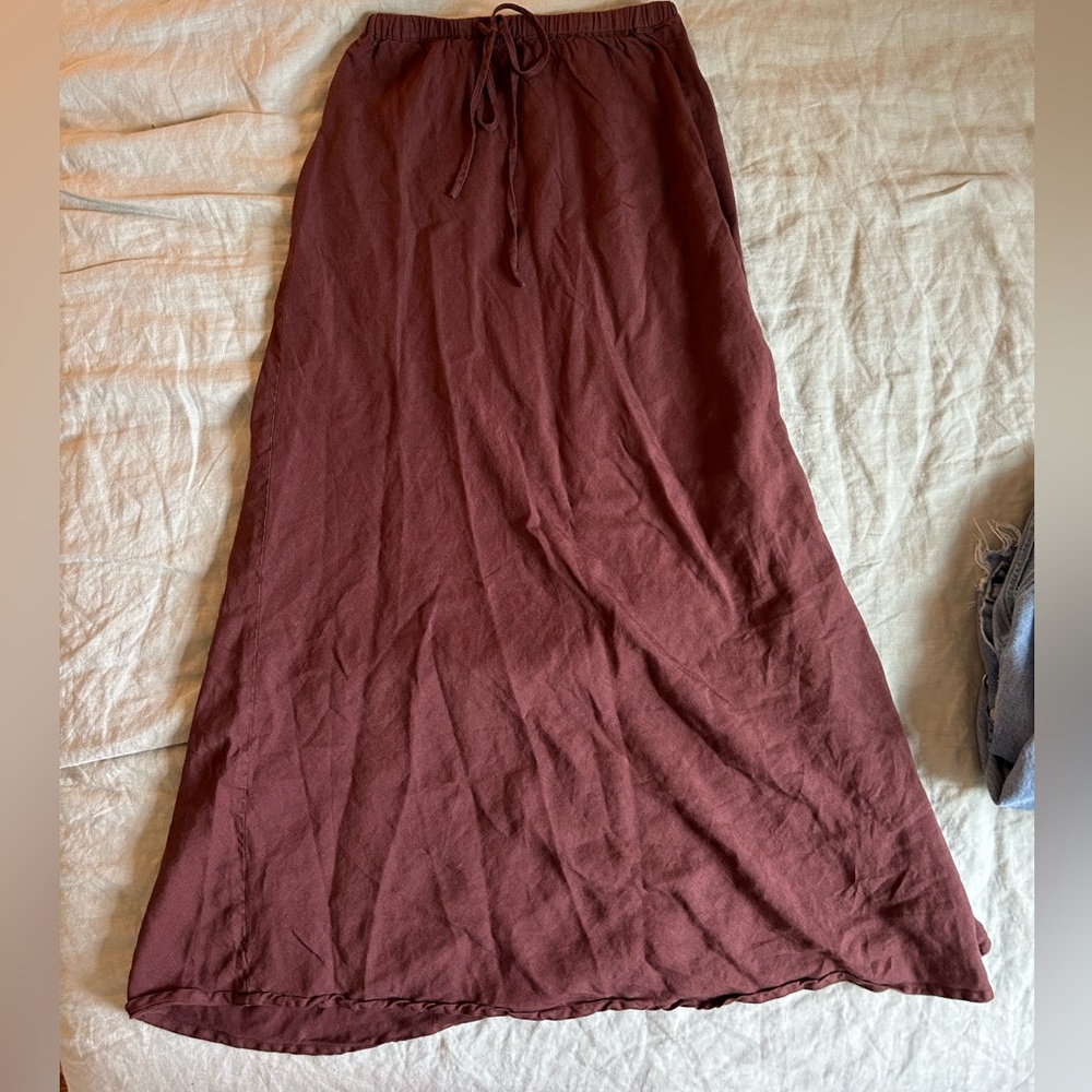 Rolla’s Linen Maxi Skirt